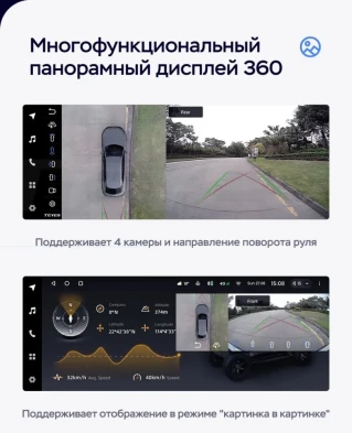 Штатная магнитола Teyes LUX ONE 360 6/128 BMW 5-Series Gran Turismo F07 (CIC) (2010-2013) Universal