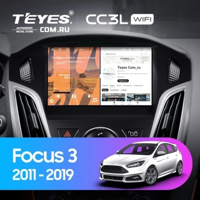 Штатная магнитола Teyes CC3L WiFi 2/32 Ford Focus 3 (2011-2019)