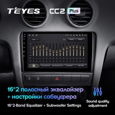 Штатная магнитола Teyes CC2L Plus 2/32 Audi A3 2 8P (2003-2013)