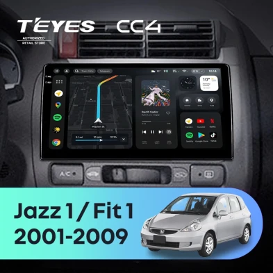 Штатная магнитола Teyes CC4 6/64 Honda Jazz 1 (2001-2009)