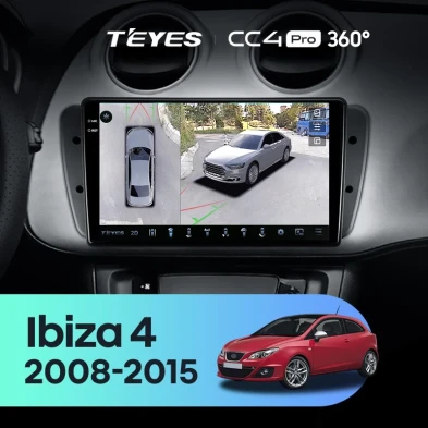 Штатная магнитола Teyes CC4 Pro 360 12/256 Seat Ibiza 6J (2008-2015)