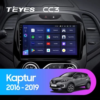 Штатная магнитола Teyes CC3 4/32 Renault Kaptur (2016-2019) F2
