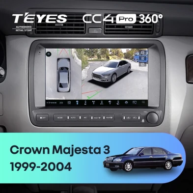Штатная магнитола Teyes CC4 Pro 360 12/256 Toyota Crown Majesta 3 S170 (1999-2004)