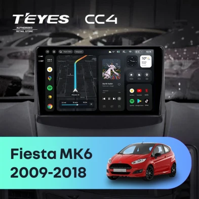 Штатная магнитола Teyes CC4 8/128 Ford Fiesta 6 (2009-2018) F1 Тип-B