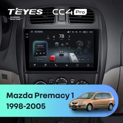 Штатная магнитола Teyes CC4 Pro 12/256 Mazda Premacy 1 (1999-2005)