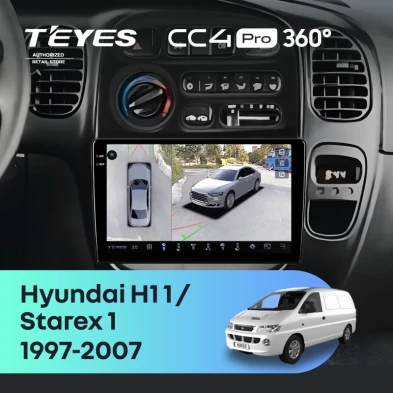 Штатная магнитола Teyes CC4 Pro 360 12/256 Hyundai H1 1 (1997-2007)