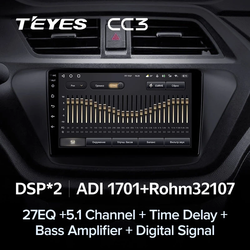 Штатная магнитола Teyes CC3 4/32 Lifan X50 (2015-2019)