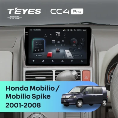 Штатная магнитола Teyes CC4 Pro 8/128 Honda Mobilio Spike (2001-2008)