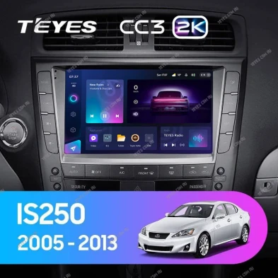 Штатная магнитола Teyes CC3 2K 6/128 Lexus IS250 XE20 (2005-2013) (Hm) Тип-B