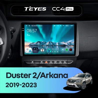 Штатная магнитола Teyes CC4 Pro 12/256 Renault Arkana (2019-2023) F2