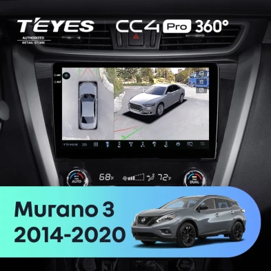 Штатная магнитола Teyes CC4 Pro 360 8/128 Nissan Murano 3 Z52 (2014-2020)