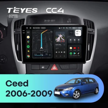 Штатная магнитола Teyes CC4 8/128 Kia Ceed (2006-2009)