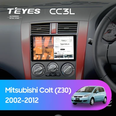 Штатная магнитола Teyes CC3L 4/64 Mitsubishi Colt (Z30) (2002-2012) Правый руль