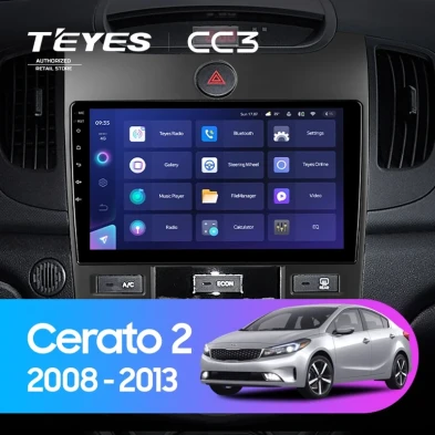 Штатная магнитола Teyes CC3 4/32 Kia Cerato 2 TD (2008-2013) F3