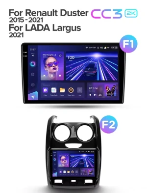 Штатная магнитола Teyes CC3 2K 360 6/128 Renault Duster (2015-2021) F1