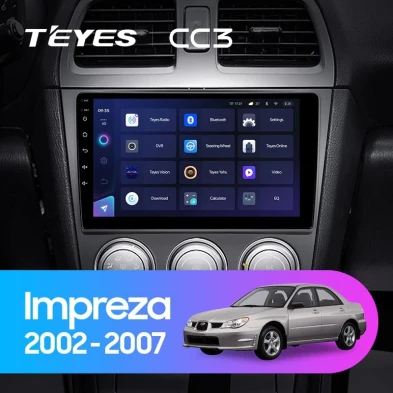 Штатная магнитола Teyes CC3 4/32 Subaru Impreza GD GG (2002-2007)