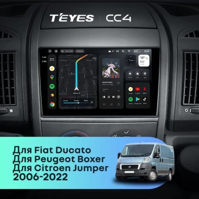 Штатная магнитола Teyes CC4 6/64 Fiat Ducato 3 (2006-2022)