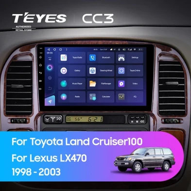 Штатная магнитола Teyes CC3 4/32 Toyota Land Cruiser 100 (1998-2003) F3