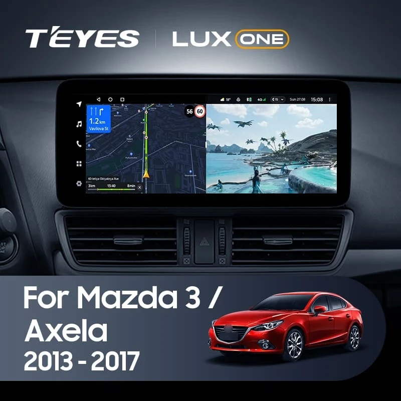 Штатная магнитола Teyes LUX ONE 6/128 Mazda 3 BM (2013-2017) Тип-B