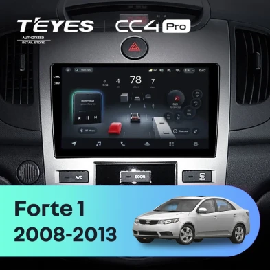 Штатная магнитола Teyes CC4 Pro 8/128 Kia Forte 1 (2008-2013) F2