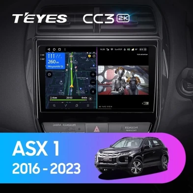 Штатная магнитола Teyes CC3 2K 4/32 Mitsubishi ASX (2016-2026) Тип-A Правый руль