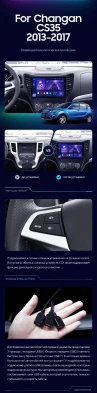 Штатная магнитола Teyes CC3 2K 6/128 Changan CS35 (2013-2017)