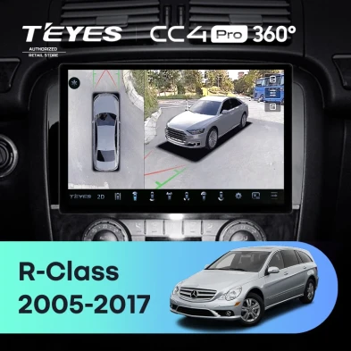 Штатная магнитола Teyes CC4 Pro 360 8/128 Mercedes-Benz R-Class W251 R280 R300 R320 (2005-2017) F1 (13")