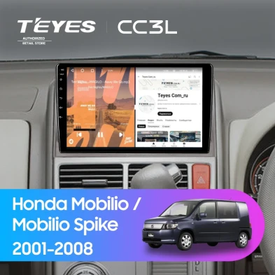 Штатная магнитола Teyes CC3L 4/64 Honda Mobilio (2001-2008)