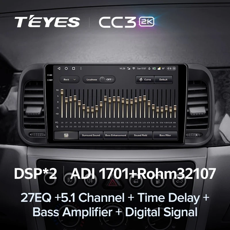 Штатная магнитола Teyes CC3 2K 4/32 Brilliance M2 (BS4) (2006-2010)