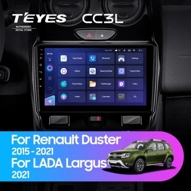 Штатная магнитола Teyes CC3L 4/64 Lada Largus 2021+ F1