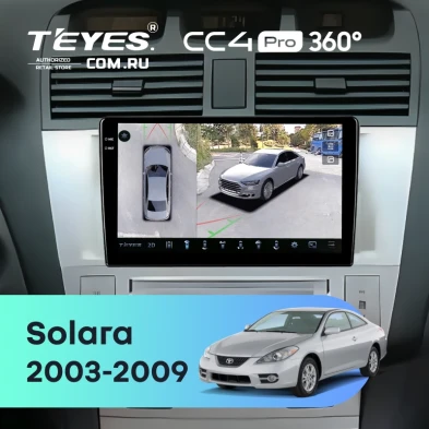 Штатная магнитола Teyes CC4 Pro 360 8/128 Toyota Camry Solara (2003-2009)