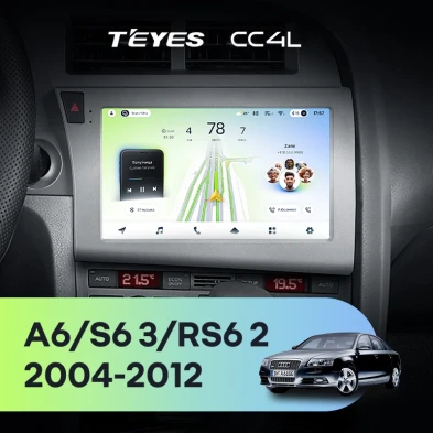 Штатная магнитола Teyes CC4L 6/64 Audi S6 3 (2006-2011)