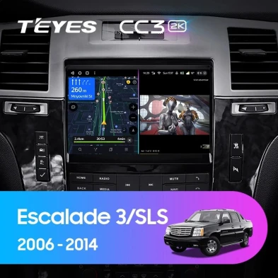 Штатная магнитола Teyes CC3 2K 4/64 Cadillac Escalade 3 (GMT900) (2006-2014)