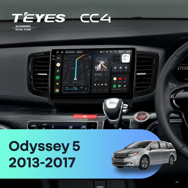 Штатная магнитола Teyes CC4 8/128 Honda Odyssey 5 (2013-2017)