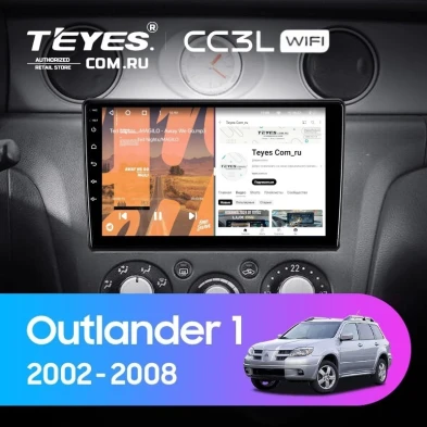Штатная магнитола Teyes CC3L WiFi 2/32 Mitsubishi Outlander 1 (2002-2008) F2