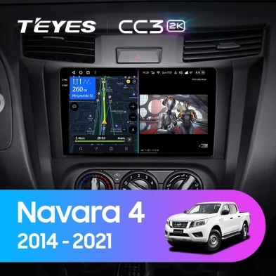 Штатная магнитола Teyes CC3 2K 4/32 Nissan Navara D23 IV (2014-2021) Тип-B