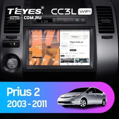 Штатная магнитола Teyes CC3L WiFi 2/32 Toyota Prius XW20 (2003-2011) F1