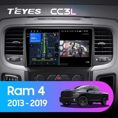 Штатная магнитола Teyes CC3L 4/64 Dodge Ram 4 DJ DS (2013-2019) F3