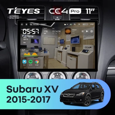 Штатная магнитола Teyes CC4 Pro 12/256 Subaru XV (2015-2017) F1 (11")